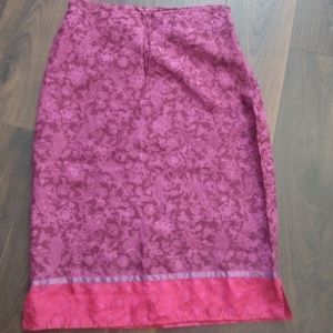 Express silk skirt size 3/4
